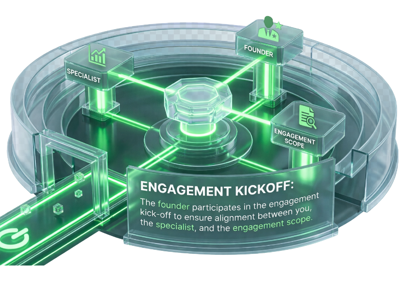 farscape ecommerce consulting kickoff process involves founder